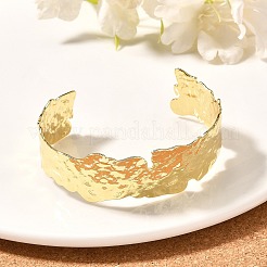 Латунные браслеты-манжеты с покрытием стойки&nbsp;LS-BJEW-A137-06G