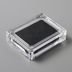 Прозрачные пластиковые подставки для ювелирных изделий&nbsp;ODIS-WH0029-37