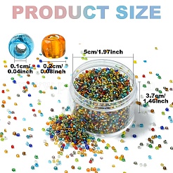 200 г стеклянных бусин&nbsp;SEED-YW0002-85C