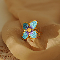 Открытые кольца-манжеты из нержавеющей стали 304 и эмали&nbsp;FS-WG13A6D-01