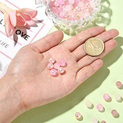 100шт прозрачные матовые стеклянные бусины нити&nbsp;GLAA-CJ0002-07