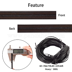 Пластик имитация ротанга плетение&nbsp;KY-WH0024-76A