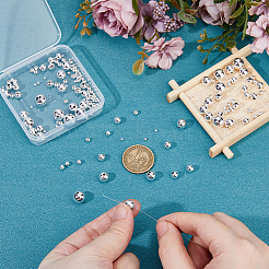 160 шт. Латунные дистанционные бусины&nbsp;KK-HS0015-46