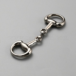 Пряжки для трензеля с кольцом из сплава d&nbsp;FIND-WH0152-347B-P