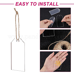 Прозрачные акриловые большие подвески&nbsp;TACR-BC0001-09