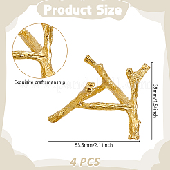 Держатели хрустальных шаров из сплава&nbsp;ODIS-WH0007-59A-G