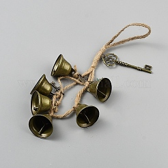 Железный колокольчик ведьмы ветряные колокольчики для украшения стены двери&nbsp;HJEW-WH20003-32