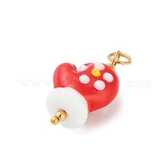 Рождество ручной работы Lampwork подвески&nbsp;LS-STAS-C147-03C