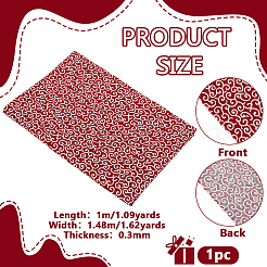 Хлопчатобумажная ткань с рисунком в виде облаков&nbsp;AJEW-WH0314-975B