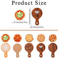 50шт 10 вида смоляной имитации пиццы&nbsp;FIND-CJ0004-34