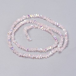 Гальванические стеклянные бусины&nbsp;GLAA-F092-A07