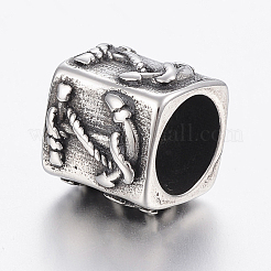 Бусины из нержавеющей стали 304&nbsp;STAS-H440-20AS