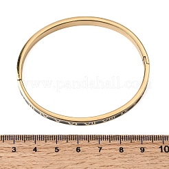 Эмалированные браслеты на шарнирах из нержавеющей стали 304&nbsp;BJEW-D408-45G