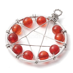 Подвески из бусин из медной проволоки&nbsp;PALLOY-JF02804