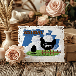 ПВХ пластиковые прозрачные штампы&nbsp;DIY-WH0618-0219