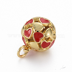 Латунь эмаль подвески&nbsp;KK-Q252-023-NF