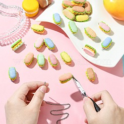 40шт 8 цвета подвески из смолы&nbsp;RESI-CJ0004-50