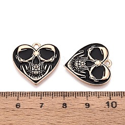 Подвески из сплава и эмали на тему Хэллоуина&nbsp;ENAM-T021-30G-02