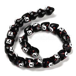 Выпечка окрашенные стеклянные бусины&nbsp;LAMP-I028-02A