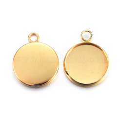 Стойка покрытие нержавеющая сталь 304 подвеска кабошон оправы&nbsp;STAS-F191-14G-D