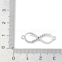 Латунные микропаве цветные кубические цирконии бесконечность соединительные подвески&nbsp;KK-Q028-65P