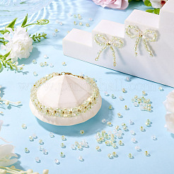 405 шт. прозрачных стеклянных бусин с гальваническим покрытием&nbsp;GLAA-TA0003-66E