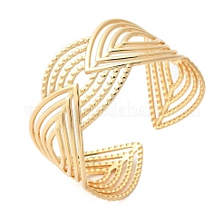 Браслеты-манжеты из нержавеющей стали 304 для женщин&nbsp;BJEW-U032-19G