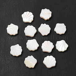 30 шт. резные бусины из натуральных пресноводных ракушек&nbsp;BSHE-SC0001-29