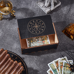 1 шт. прямоугольные гравированные деревянные коробки с раздвижной крышкой&nbsp;CON-UN0001-03B