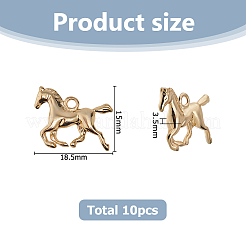 10шт латунные подвески&nbsp;KK-HS0015-62