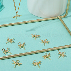 10 шт. Латунные подвески с микропаве&nbsp;KK-BBC0021-84