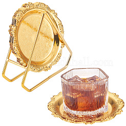 6шт железный поднос&nbsp;AJEW-MB0001-17