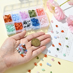 590шт 10 цвета прозрачные акриловые бусины&nbsp;OACR-YW0001-91