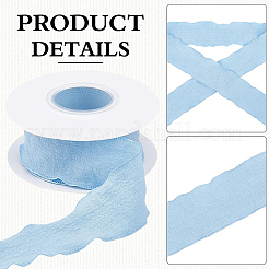 2 рулон двухцветной полиэстеровой гофрированной ленты для шитья и декорирования&nbsp;OCOR-CY0003-19B