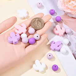 Кактус/круглые силиконовые бусины&nbsp;SIL-YW0001-50B