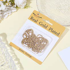 4 шт. ожерелье из нержавеющей стали 304 с цепочкой&nbsp;NJEW-BBC0001-36A