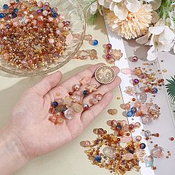 Прозрачные стеклянные бусины&nbsp;GLAA-NB0001-87