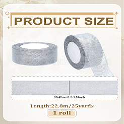 25 ярд блестящей металлической ленты&nbsp;OCOR-LP0003-28A