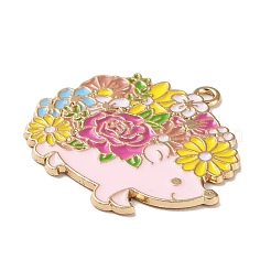 Золотили эмали сплава подвески&nbsp;ENAM-Q504-01G