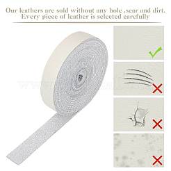 Плоский шнур из микрофибры из искусственной кожи&nbsp;LC-WH0006-07A-06