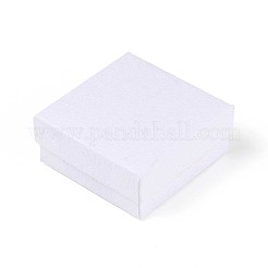 Квадратная картонная коробка для ожерелья&nbsp;LS-CBOX-Q038-02-01B