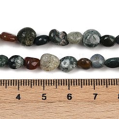 Природного индийского агата бисер нитей&nbsp;G-Q060-D08-01