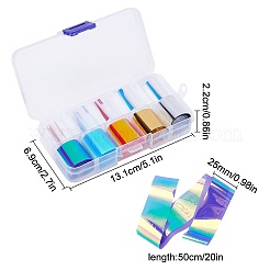 10 цветное украшение для ухода за ногтями из бумаги для домашних животных&nbsp;DIY-CP0003-68