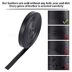 Мягкий плоский шнур из искусственной кожи&nbsp;LC-WH0006-02D-01