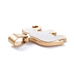 Вакуумное покрытие pvd нержавеющая сталь 304 с подвесками из натуральной белой ракушки&nbsp;STAS-A053-26G