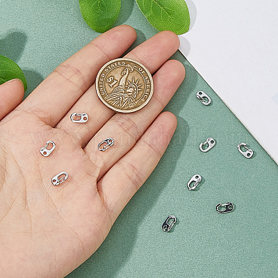 10 шт. нержавеющая сталь защелкивающийся брелок с застежкой-защелкой&nbsp;FIND-HS0001-70-1