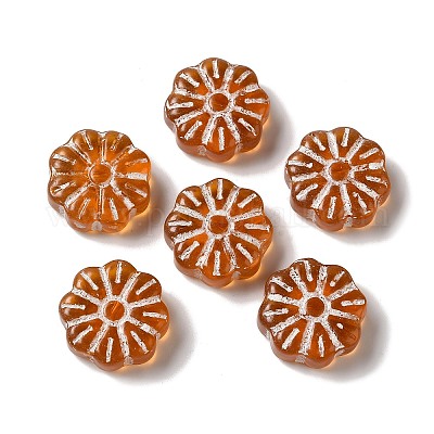 Прозрачные бусины лэмпворк&nbsp;LAMP-P065-03A-03-1