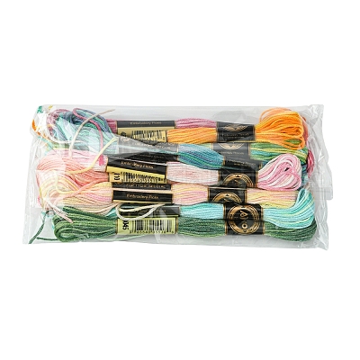 6-слойная полиэфирная нить для вышивания&nbsp;OCOR-FZ0001-01I-1