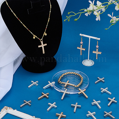 24шт 3 цвета подвески из сплава со стразами&nbsp;FIND-FG0005-30-1