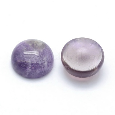 Природный аметист кабошонов G-P393-R39-12mm-1